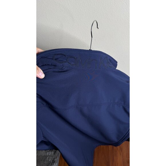 CALVIN KLEIN WATER RESISTANT FULL ZIP JACKET MEN SIZE S BLUE - Picture 4 of 12